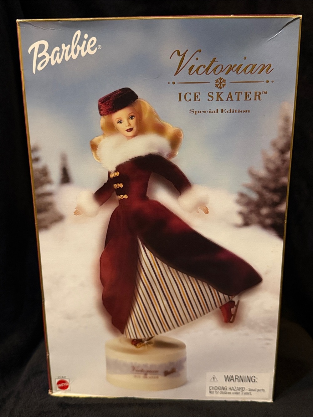 2000 Barbie "Victorian Ice Skater" Special Edition Never Removed from the Box!